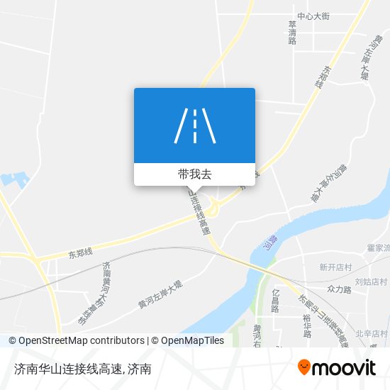 济南华山连接线高速地图