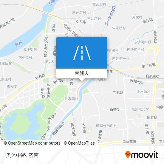 奥体中路地图