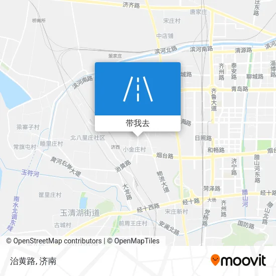 治黄路地图