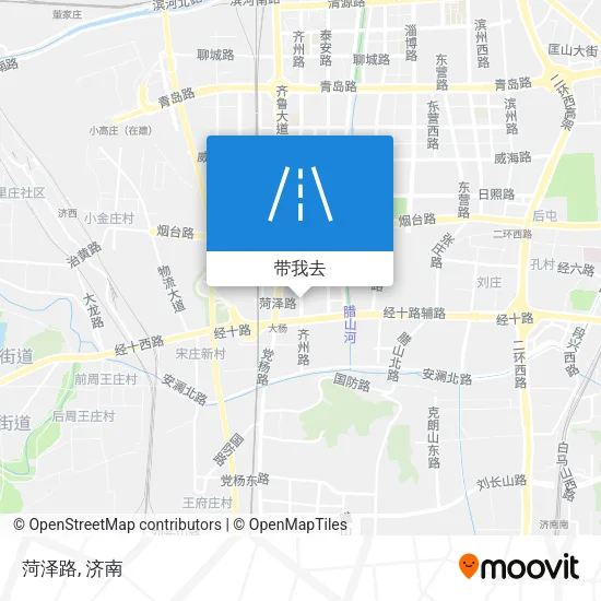 菏泽路地图