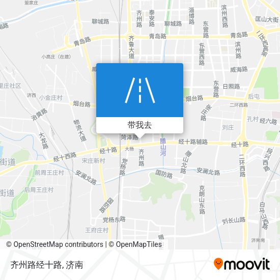 齐州路经十路地图