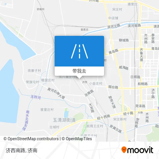 济西南路地图