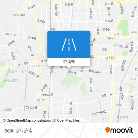 安澜北路地图