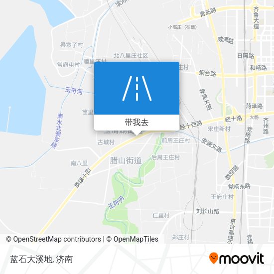 蓝石大溪地地图