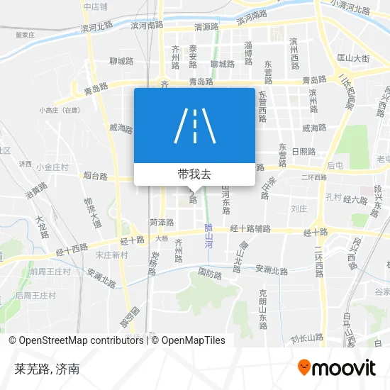 莱芜路地图