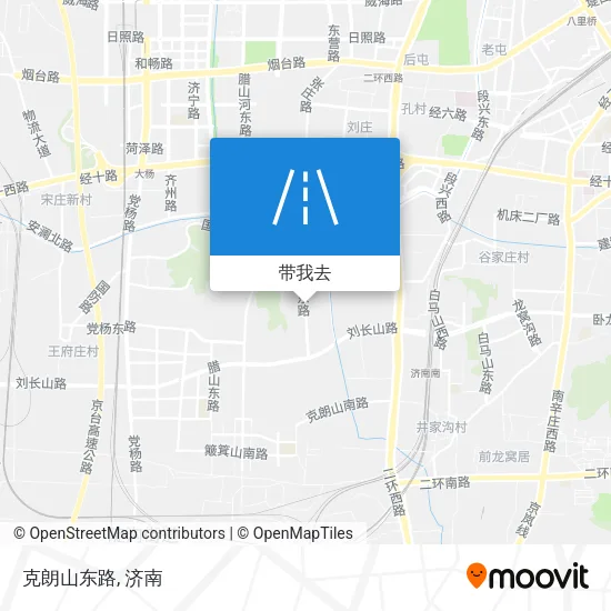 克朗山东路地图