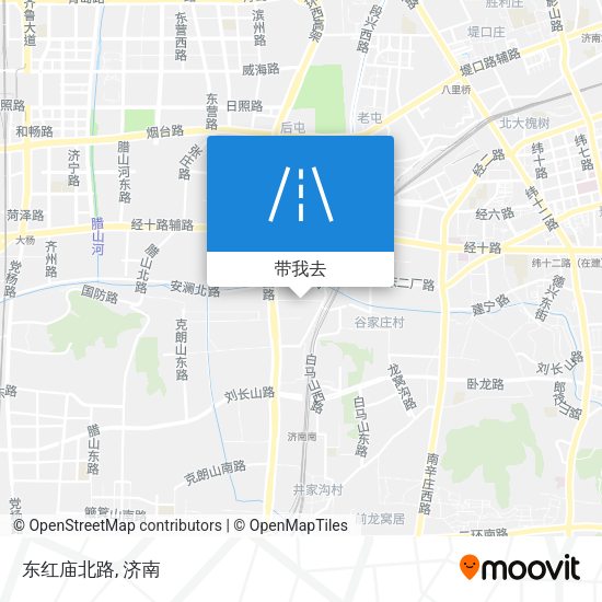 东红庙北路地图