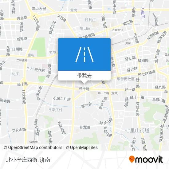北小辛庄西街地图