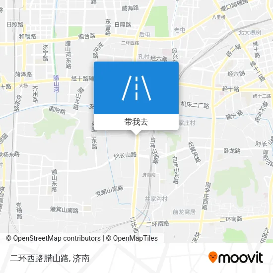 二环西路腊山路地图