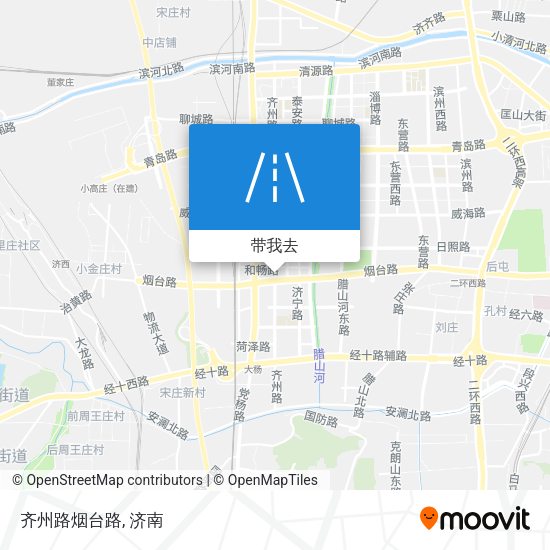 齐州路烟台路地图