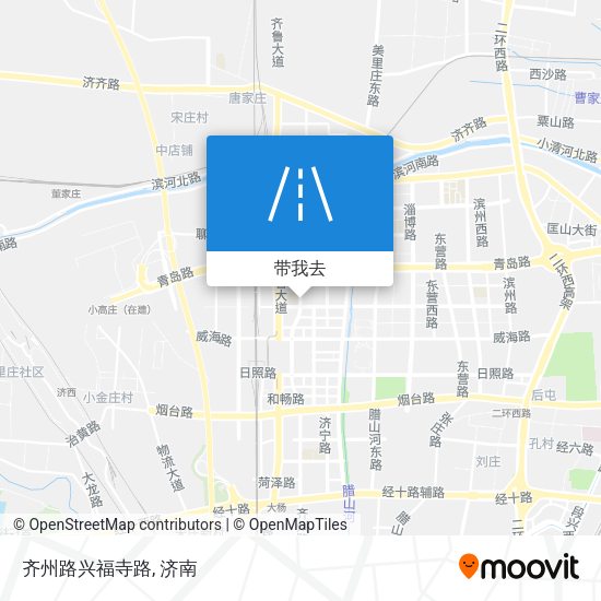 齐州路兴福寺路地图