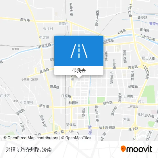兴福寺路齐州路地图