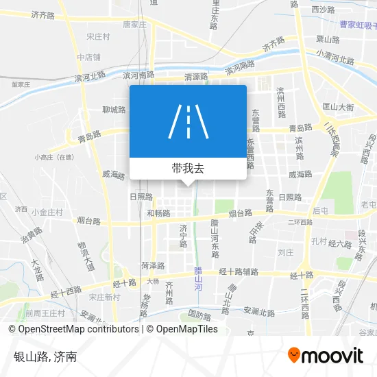 银山路地图