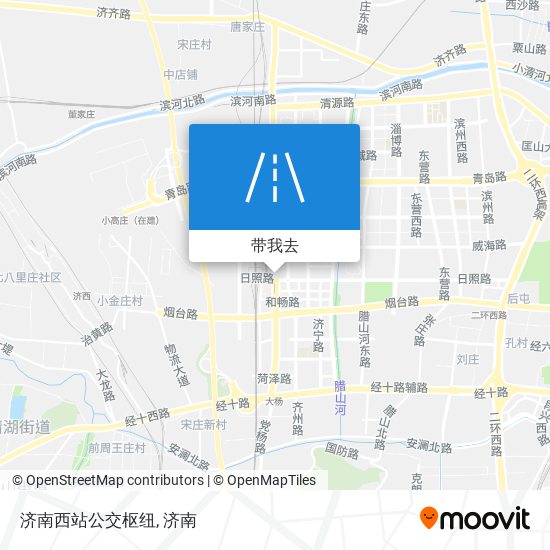 济南西站公交枢纽地图