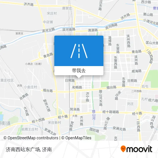 济南西站东广场地图