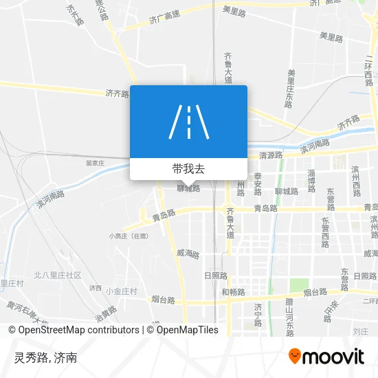 灵秀路地图