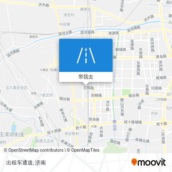 出租车通道地图