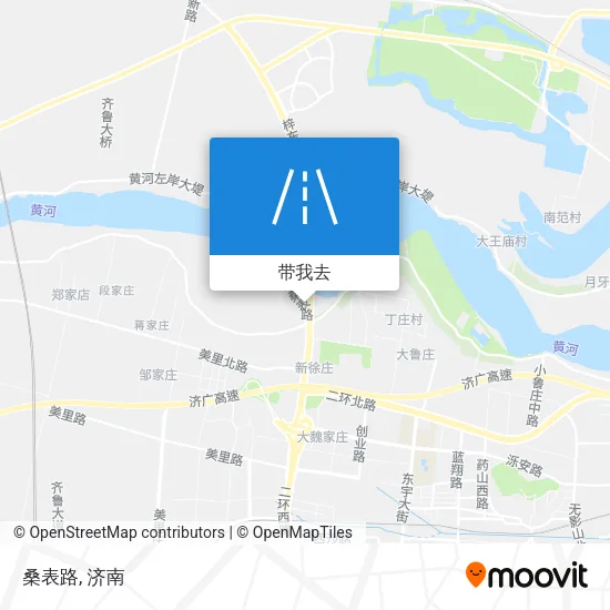 桑表路地图
