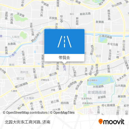 北园大街东工商河路地图