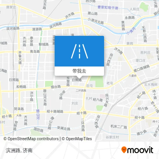 滨洲路地图