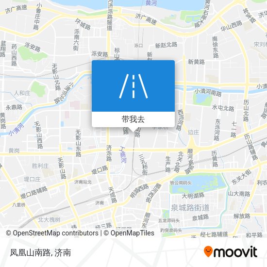 凤凰山南路地图