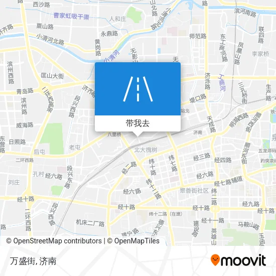 万盛街地图