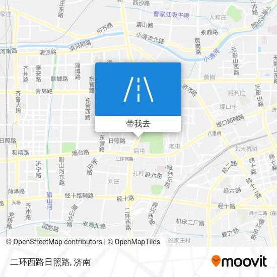 二环西路日照路地图