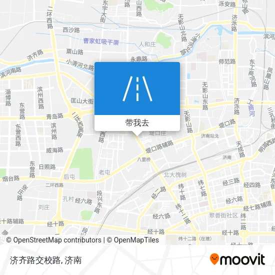 济齐路交校路地图