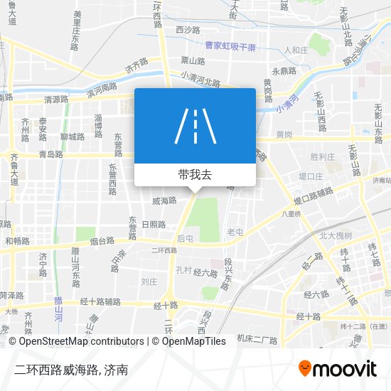 二环西路威海路地图