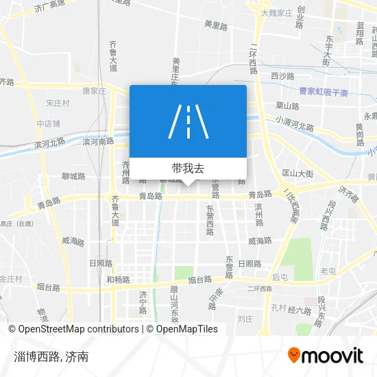 淄博西路地图