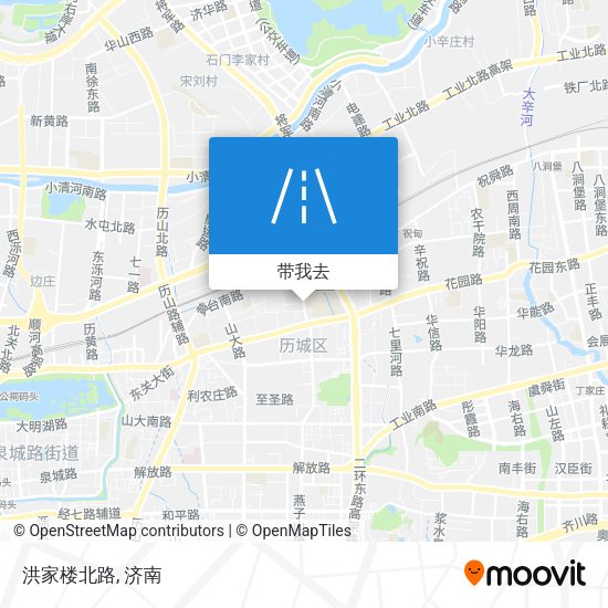洪家楼北路地图