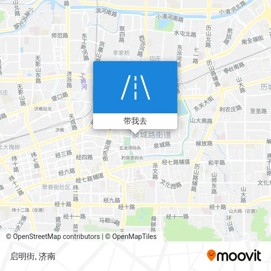 启明街地图