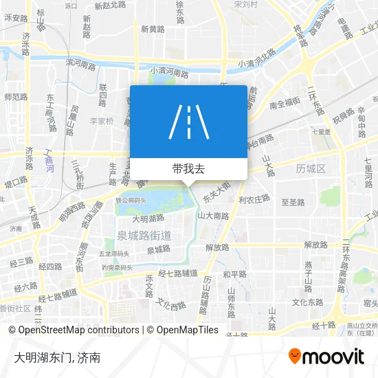 大明湖东门地图