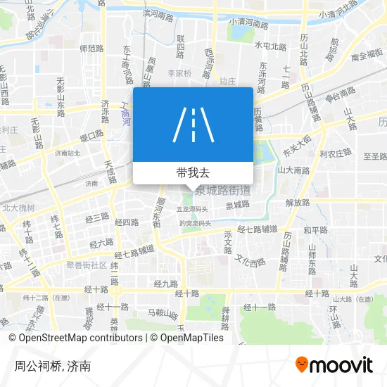周公祠桥地图