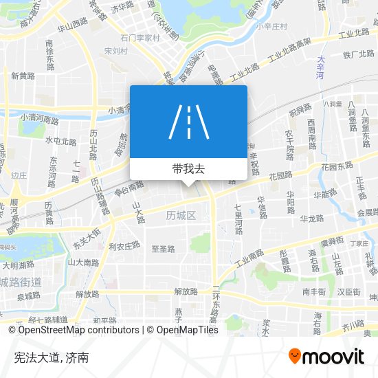 宪法大道地图