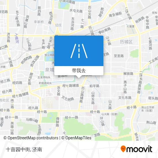 十亩园中街地图