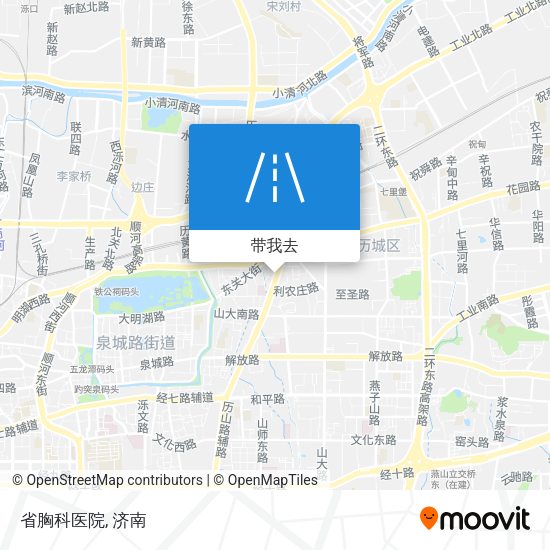 省胸科医院地图