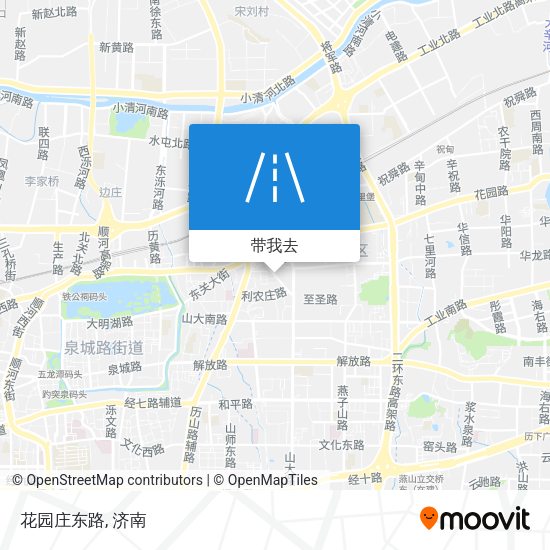 花园庄东路地图