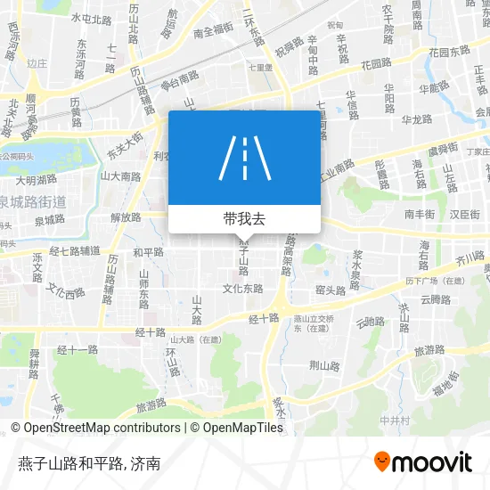 燕子山路和平路地图