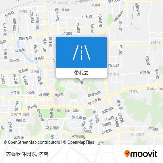 齐鲁软件园东地图