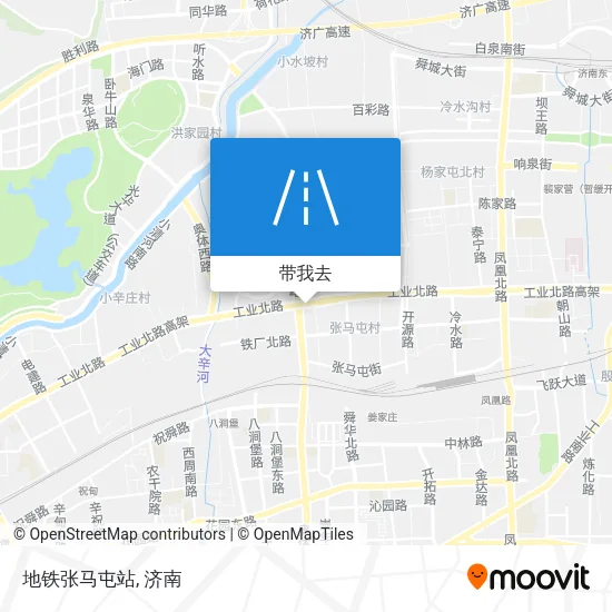 地铁张马屯站地图
