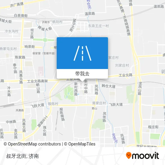 叔牙北街地图
