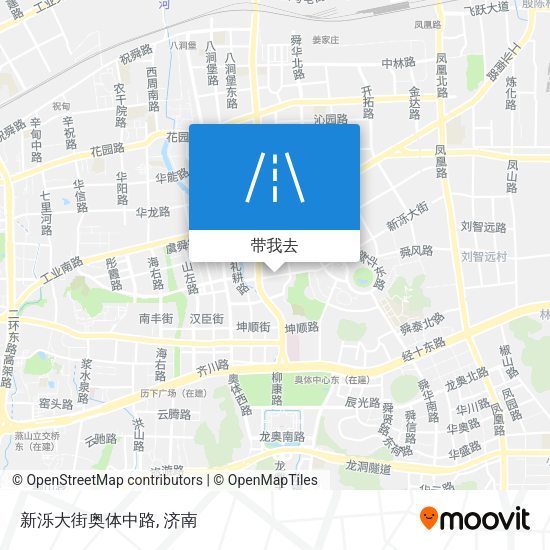 新泺大街奥体中路地图