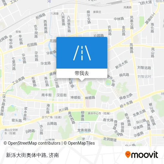 新泺大街奥体中路地图