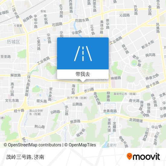 茂岭三号路地图