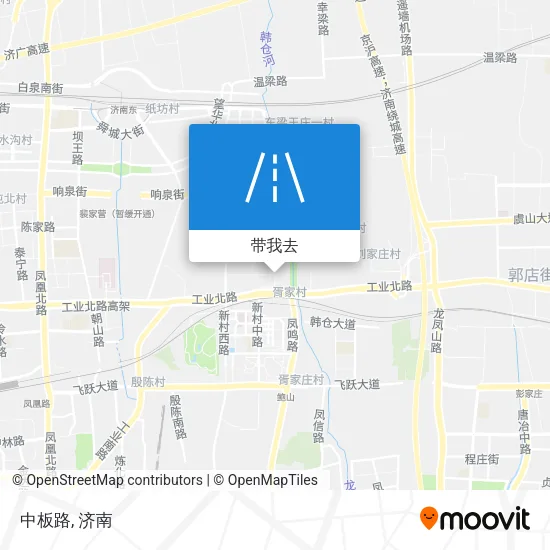 中板路地图