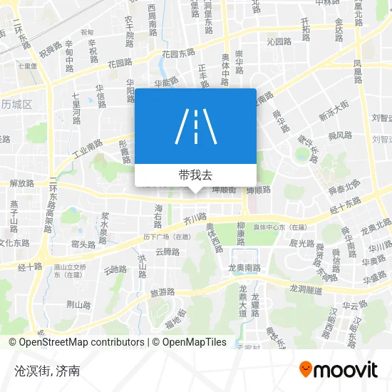 沧溟街地图