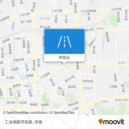 工业南路开拓路地图