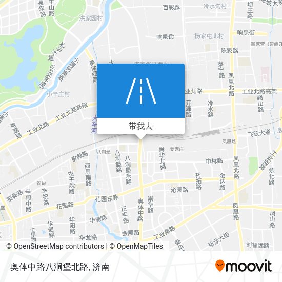 奥体中路八涧堡北路地图