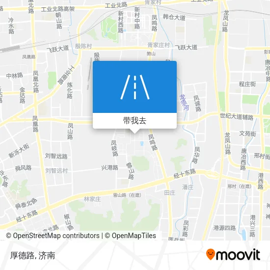 厚德路地图